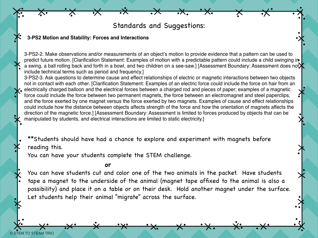 Magnetism and Animal Migration Non-Fiction Text and Easy STEM Activity -  Science and STEAM Team