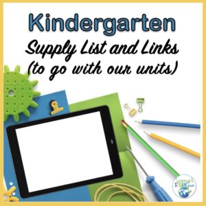 science-unit-supply-lists